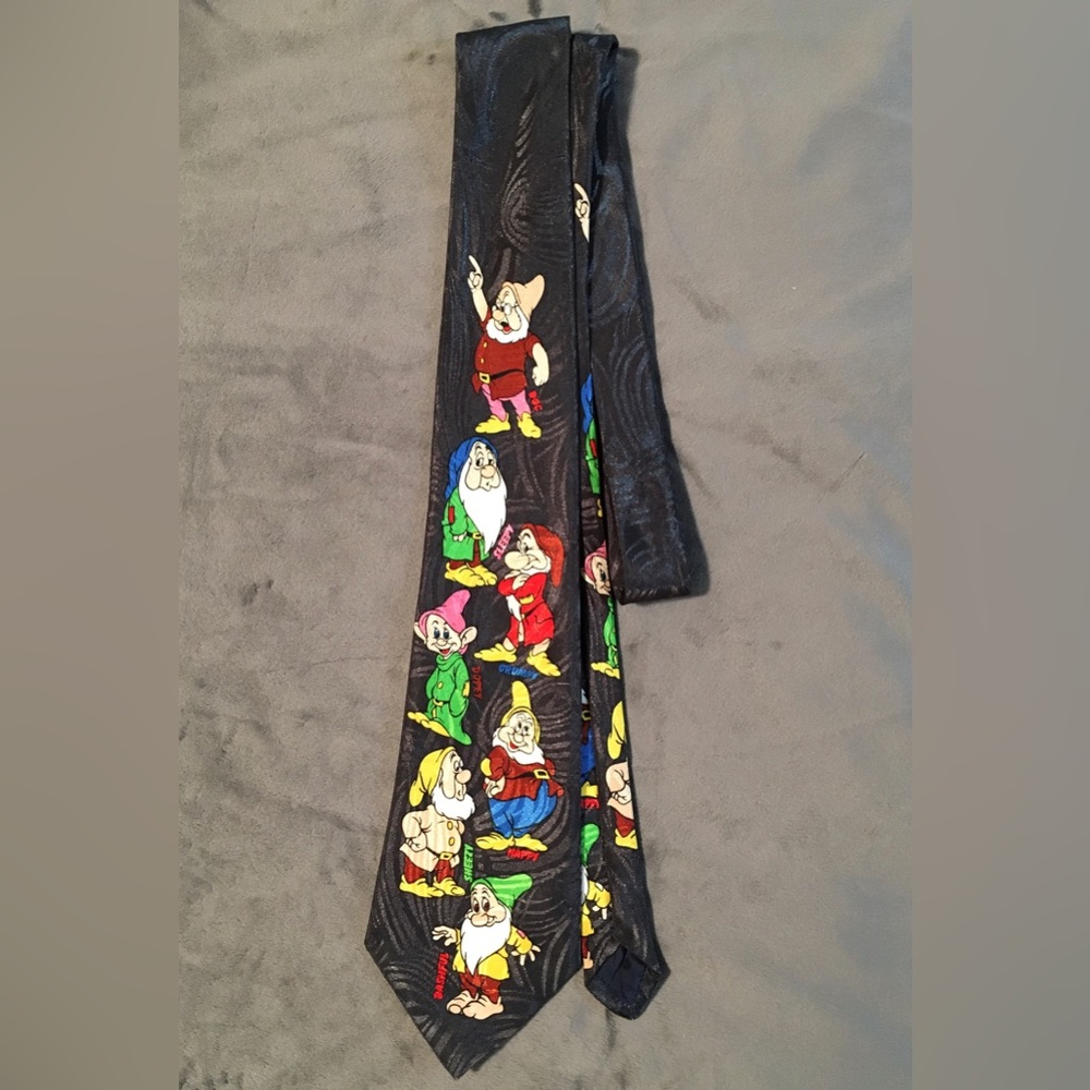Rene Chagal - Snow White And The Seven Dwarves Tie - Hand Made